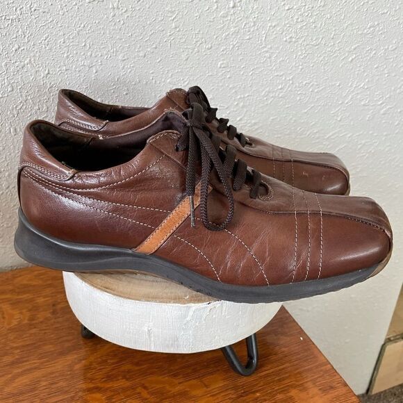 Bacco Bucci Oxford Lace Up Leather Dress Shoes Size 10 - Picture 4 of 9